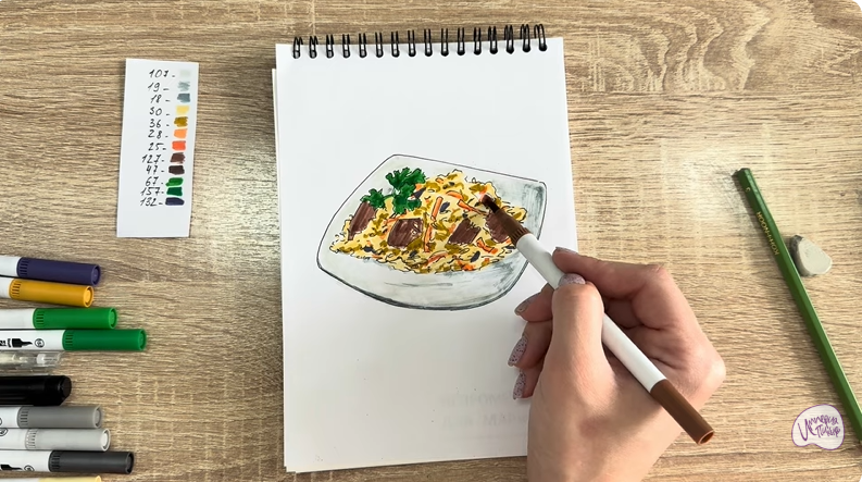 Рисуем Плов