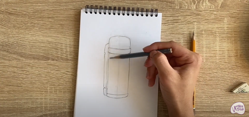 Рисуем Термос Рисуем Термос