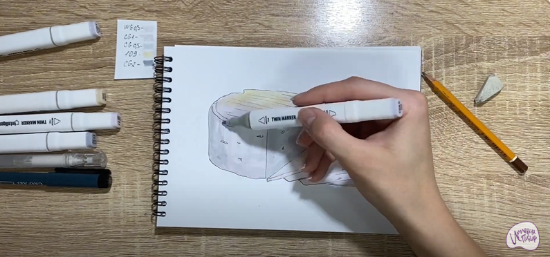 Рисуем Сыр "Фета"