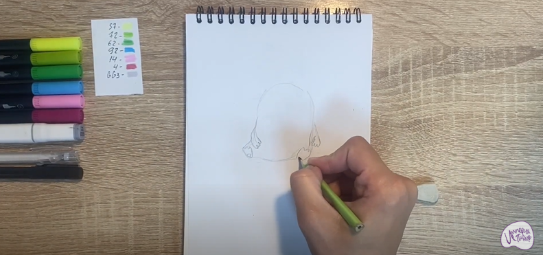 Рисуем Пиля из "Монсики"