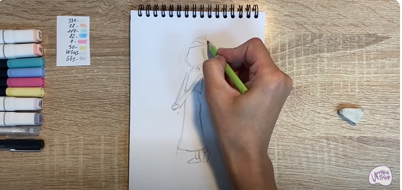 Рисуем Алёнка из "Царевны"