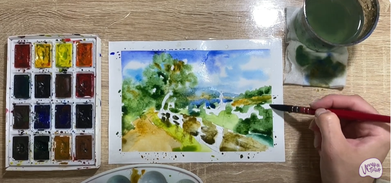 Рисуем Плёс