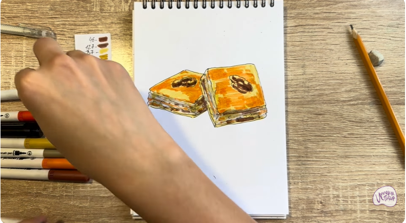 Рисуем Пахлава