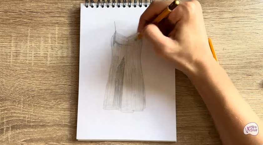 Рисуем Ночная рубашка