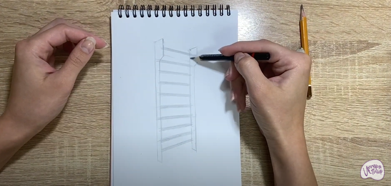Рисуем Гимнастическая стенка