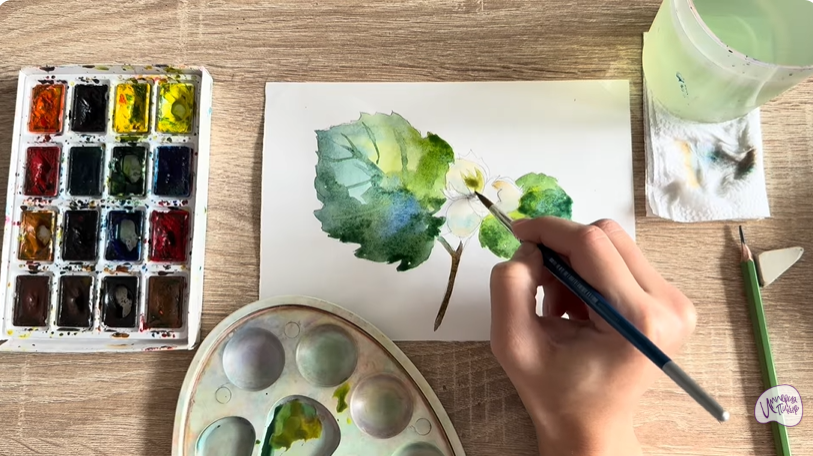 Рисуем Лещина