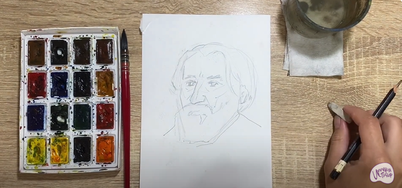 Рисуем Иван Сергеевич Тургенев