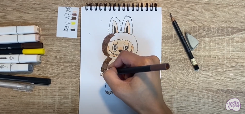 Рисуем Лабубу