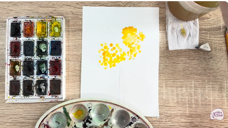 Рисуем Бессмертник