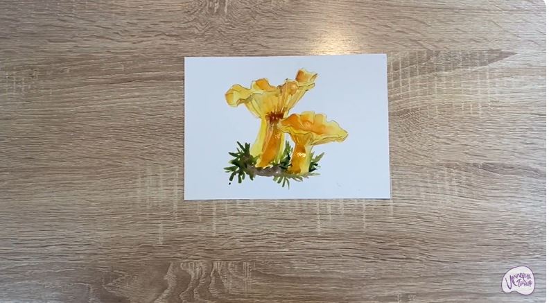 Рисуем Лисички
