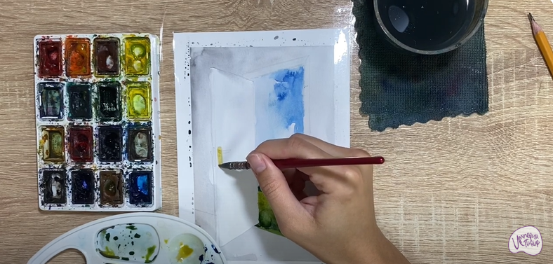 Рисуем Открытая дверь