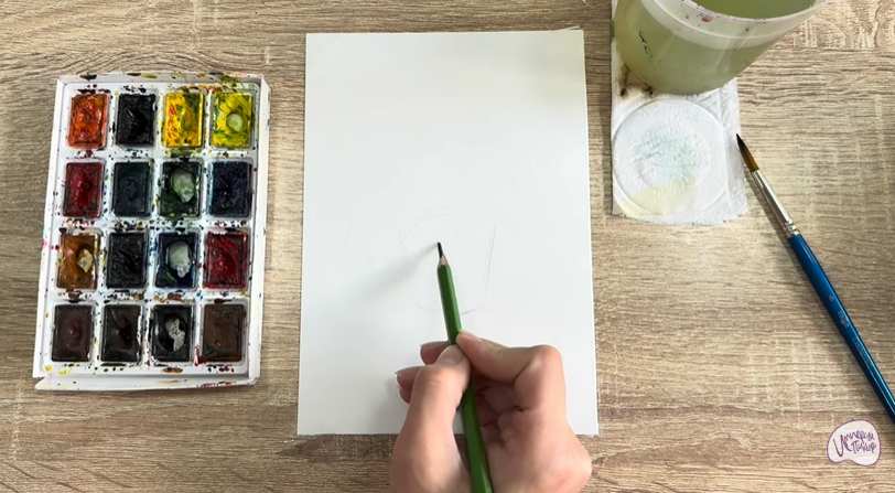 Рисуем Традесканция