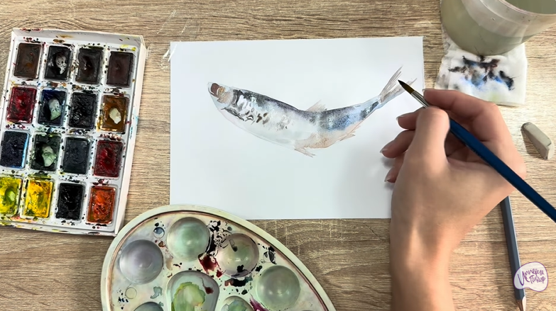 Рисуем Селёдка