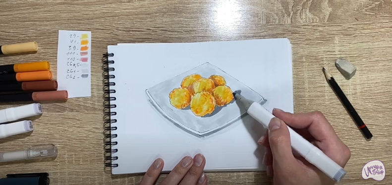 Рисуем Сырные шарики