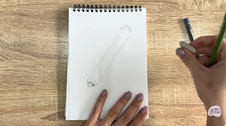 Рисуем Коклюшки для завивки