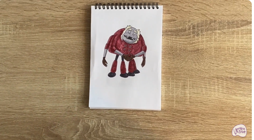 Рисуем Шнюк из "Лунтика"