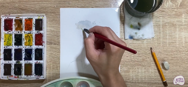 Рисуем Тысячелистник