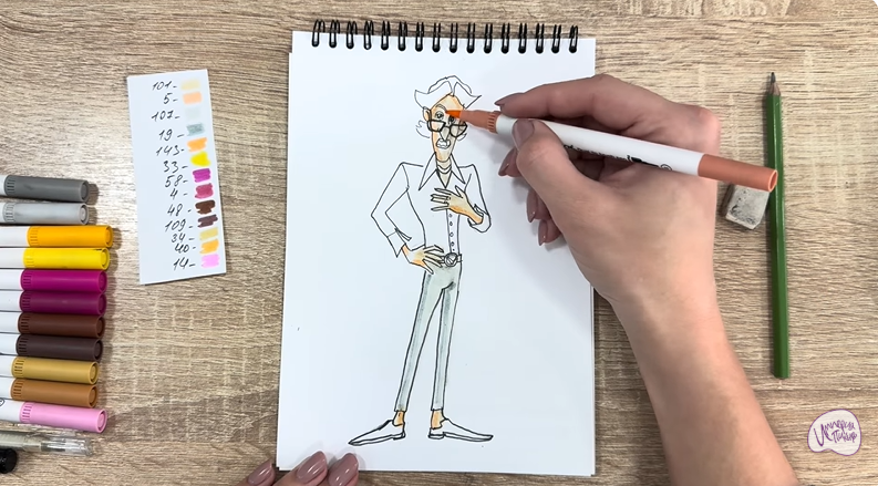 Рисуем Супербро из «Доктор Динозавров»