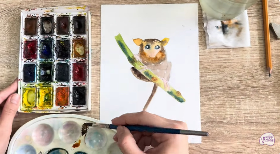 Рисуем Долгопят