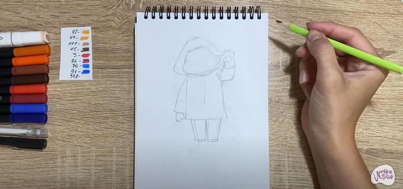 Рисуем Паддингтон