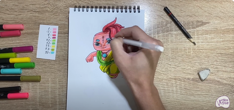 Рисуем Лоти из "Команда Флоры"