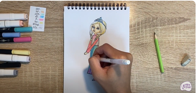 Рисуем Алёнка из "Царевны"