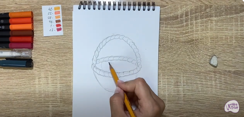 Рисуем Корзинка