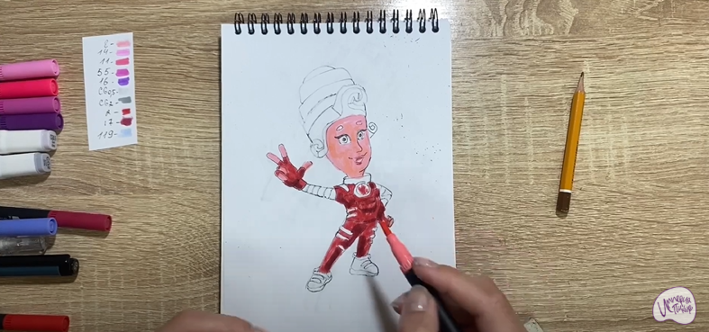Рисуем Мася из "Фиксиков"