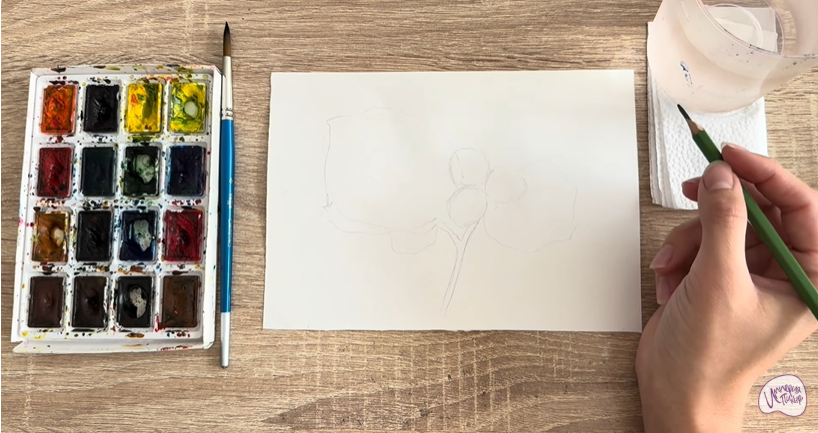 Рисуем Лещина