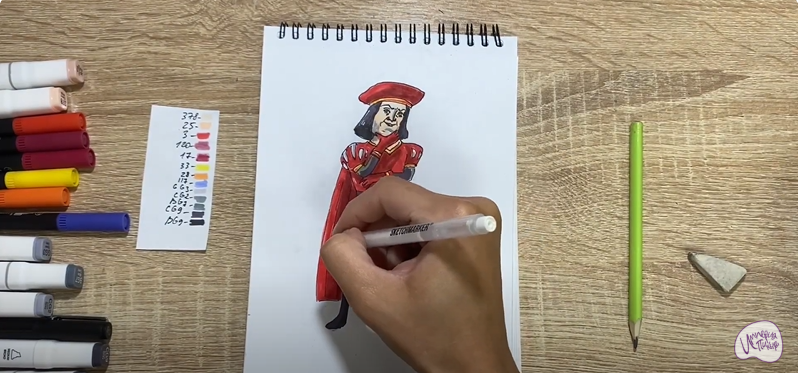Рисуем Лорд Фаркуад из "Шрека"