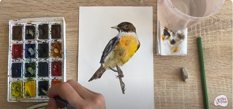 Рисуем Большой чекан