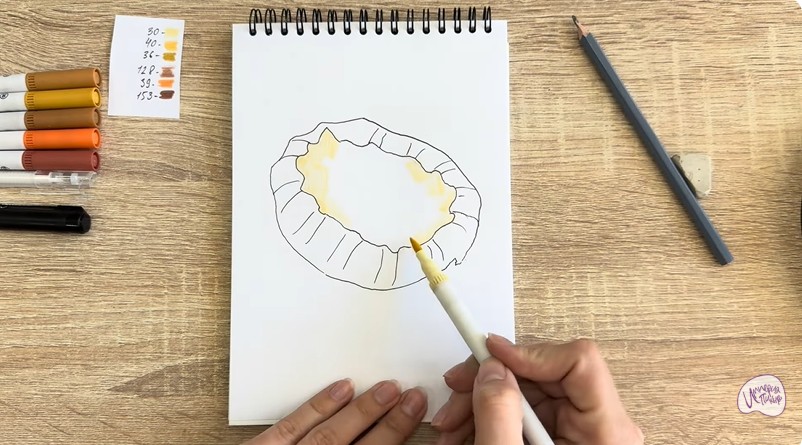 Рисуем Карельская калитка