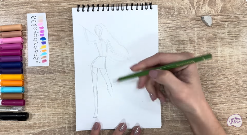 Рисуем Мира из "Кейпоп-охотницы на демонов"