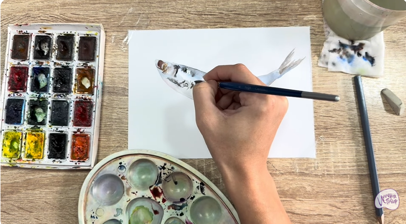 Рисуем Селёдка