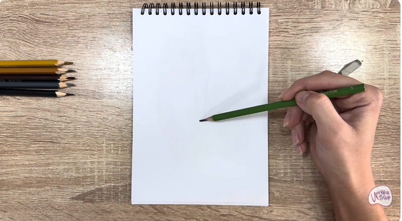 Рисуем Огнёвка зерновая