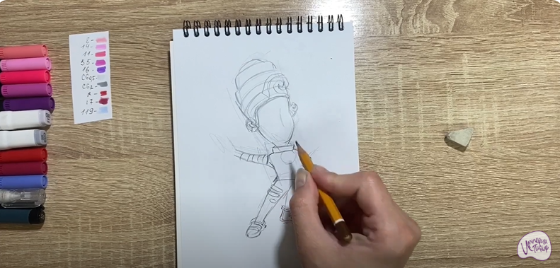 Рисуем Мася из "Фиксиков"