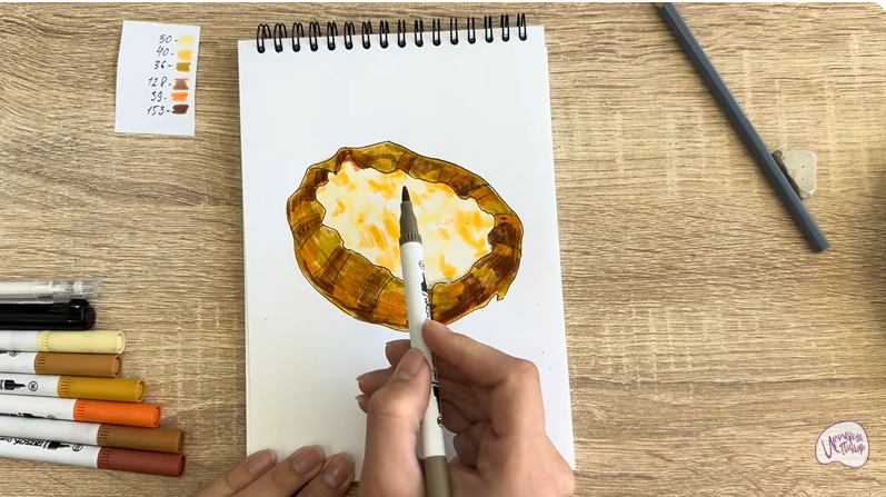 Рисуем Карельская калитка