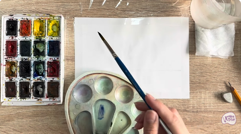 Рисуем Песчаная буря