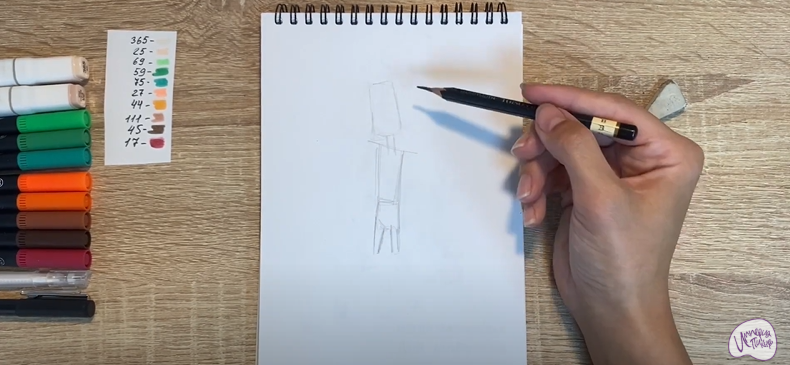 Рисуем Маракуда из мультфильма "Маракуда"