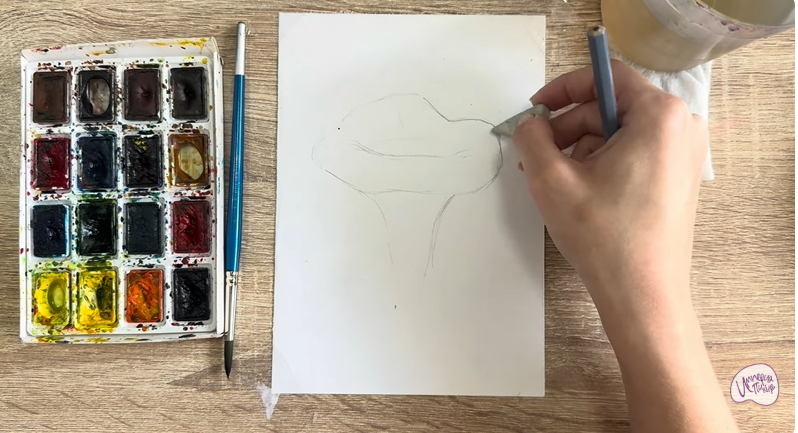 Рисуем Свинушка тонкая