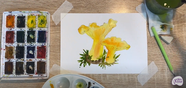 Рисуем Лисички