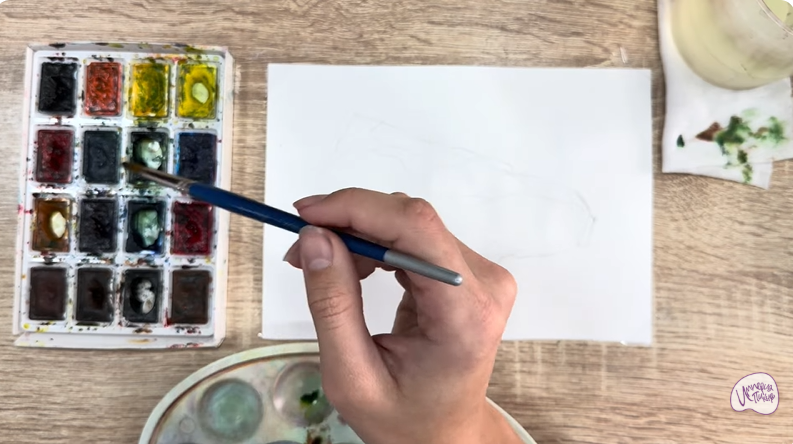 Рисуем Пекинская капуста