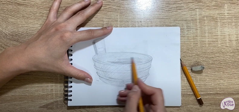 Рисуем Таз для бани