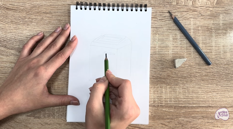 Рисуем Уничтожитель бумаги