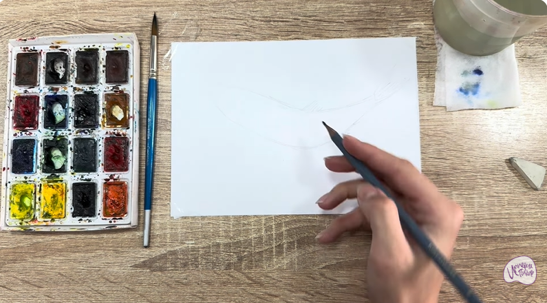 Рисуем Селёдка