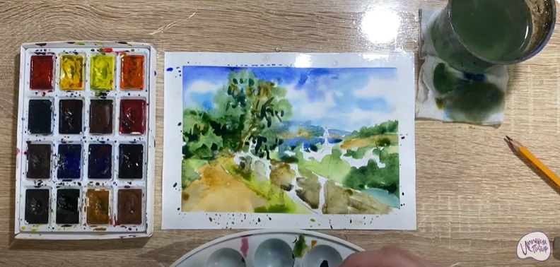 Рисуем Плёс