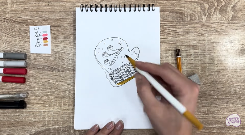 Рисуем Имбирный пряник