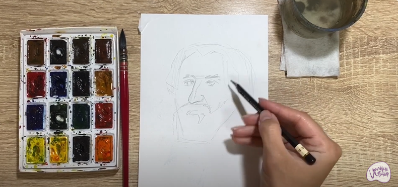 Рисуем Иван Сергеевич Тургенев