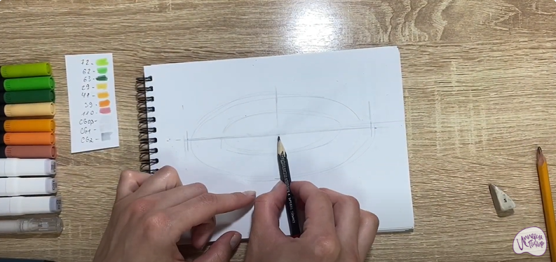 Рисуем Картофельные зразы