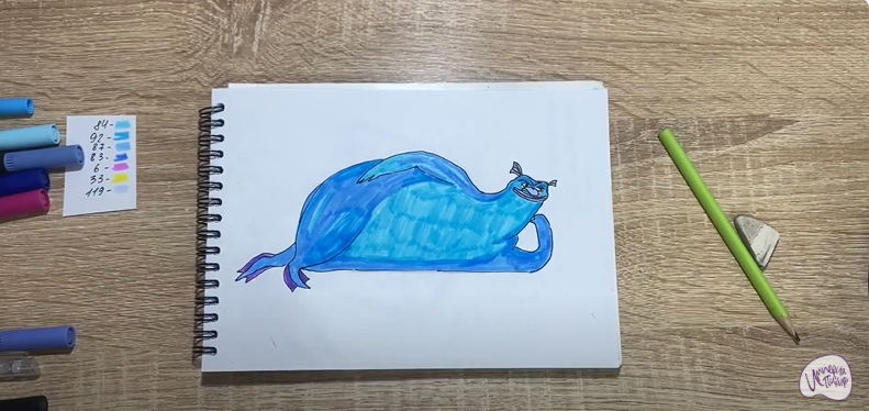 Рисуем Водяной из "Кощей. Начало"